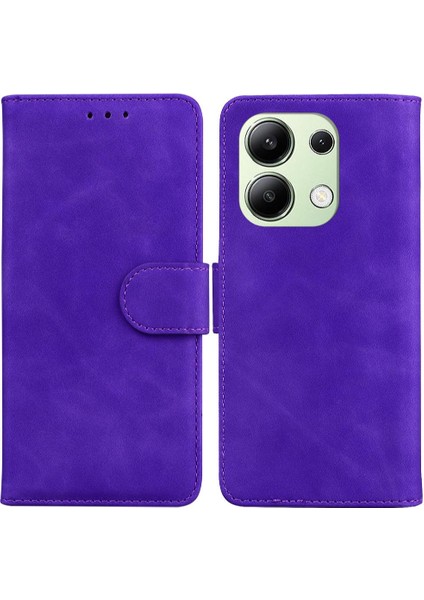 Xiaomi Redmi Için Not 13 4g Premium Pu Deri Kart Yuvası Manyetik (Yurt Dışından)