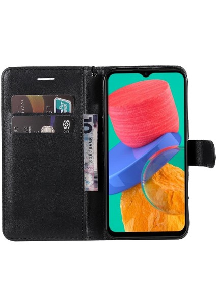 Samsung Galaxy M33 5g Iş Cüzdan Telefon Kılıfı Klasik Için Flip Case (Yurt Dışından)