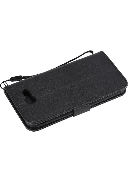 Samsung Galaxy J3 2017 Için Flip Case Kart Yuvası ile Yüksek Kaliteli Deri (Yurt Dışından)
