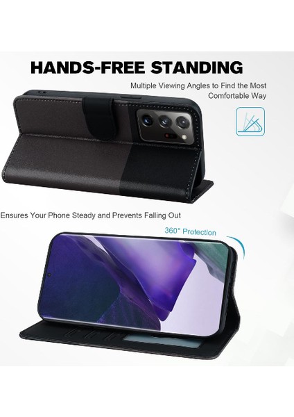 Samsung Galaxy Not 20 Için Kılıf Ultra Kapak Kapak Basit Iş Cüzdan (Yurt Dışından) modelleri