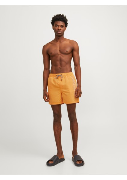 Erkek Logo Baskılı Deniz Şortu - Fiji