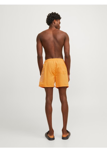 Erkek Logo Baskılı Deniz Şortu - Fiji modelleri