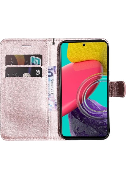 Kart Yuvası Iş Cüzdan Telefon ile Samsung Galaxy M53 5g Için Flip Case (Yurt Dışından) fırsatları