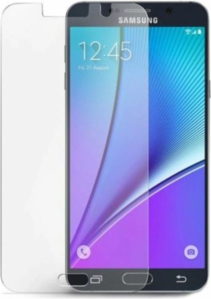 Samsung Galaxy Note 5 Uyumlu Ekran Koruyucu 9h Kırılmaz Cam Sert Şeffaf
