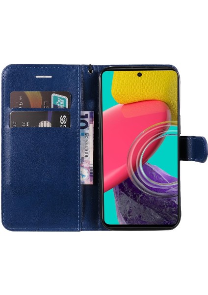 Kart Yuvası Iş Cüzdan Telefon ile Samsung Galaxy M53 5g Için Flip Case (Yurt Dışından) indirimleri