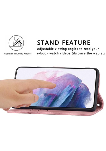 Samsung Galaxy S22 Artı 5g Için Filp Durumda Kickstand Bilek Kayışı El Cüzdan (Yurt Dışından)