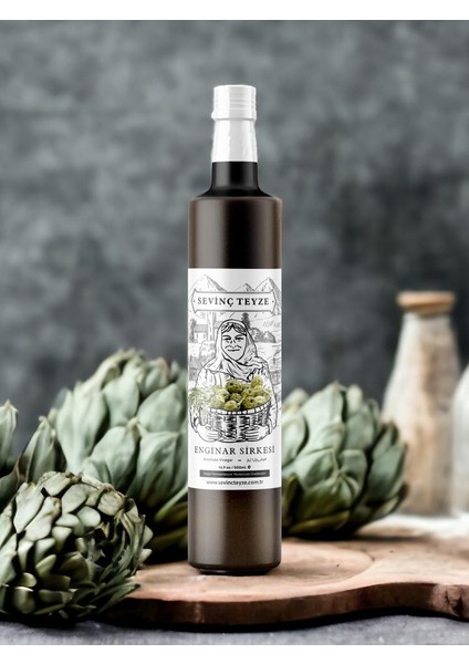 Doğal Fermantasyon Enginar Sirkesi 500ml