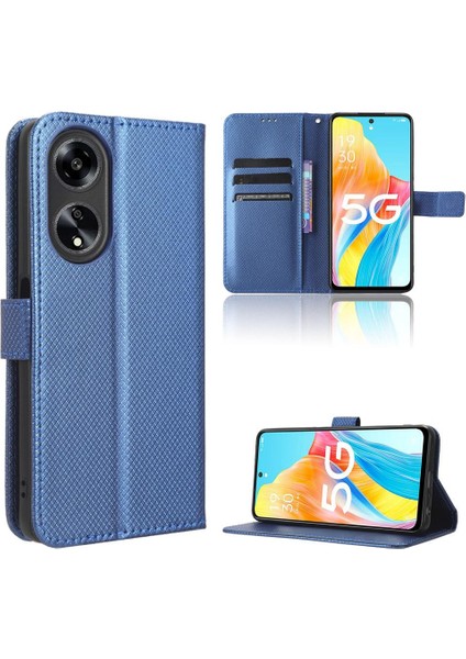 Oppo A98 Kickstand Kart Tutucu Kapak Manyetik Cüzdan Için Kılıf (Yurt Dışından)