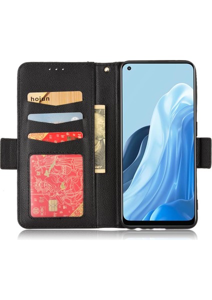 Oppo Bulmak Için Kılıf X5 Lite Yan Toka Manyetik Pu Deri Kart Yuvaları (Yurt Dışından)