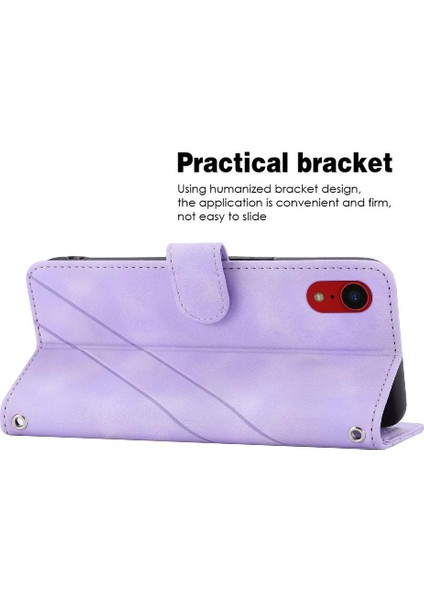 Iphone Xs Max Kickstand Bilek Kayışı Pu Deri Kapak El Için Filp Durumda (Yurt Dışından)
