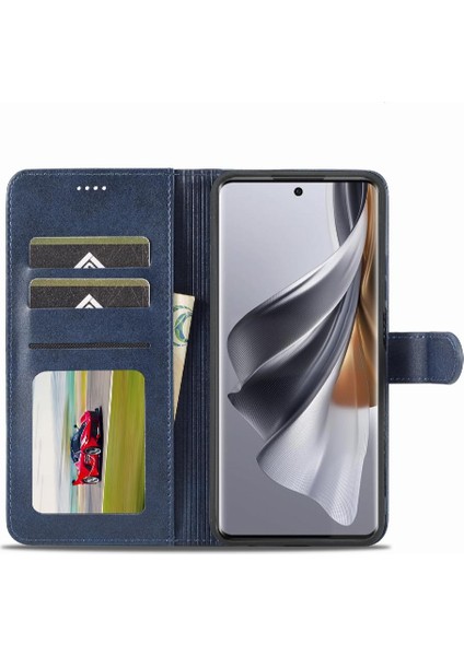 Oppo Oppo 10 Pro 5g Için Buzağı Doku Yatay Çevir Deri Kılıf (Yurt Dışından)