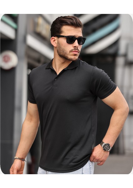 Mens Style Performans Polo Yaka Tişört