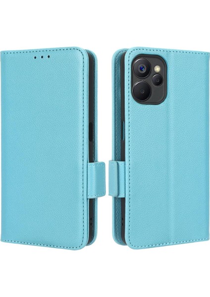 Realme 9i 5g Cüzdan Manyetik Pu Deri Yan Toka Kart Yuvaları Için Kılıf (Yurt Dışından) fırsatları
