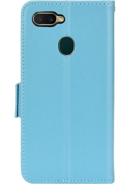 Oppo A7 Için KILIF/A5S/A12 Kart Yuvaları Tutucu Manyetik Cüzdan Pu Deri Yan (Yurt Dışından)