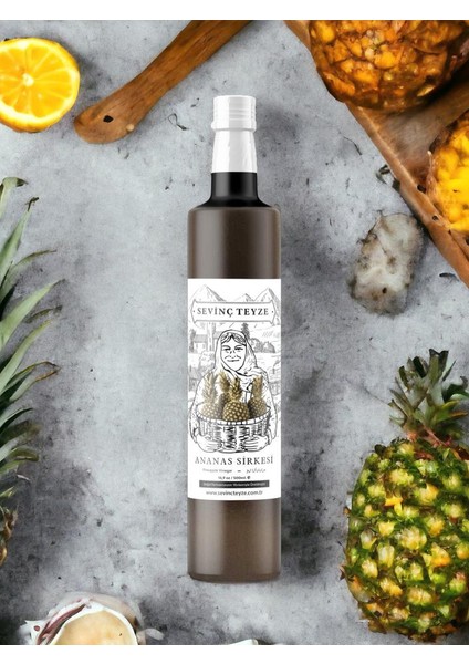 Doğal Fermantasyon Ananas Sirkesi 500 Ml.