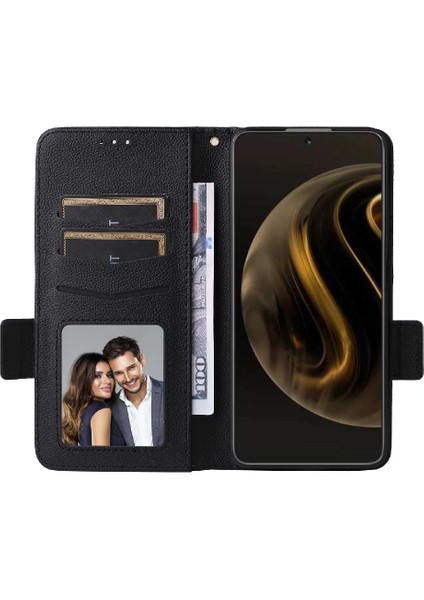Huawei Nova 12I 4g Için Yan Toka Cüzdan Manyetik Pu Deri Kart (Yurt Dışından) fiyatları