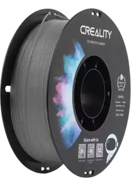 Creality Cr-Petg Gri Filament 1.75MM 1kg