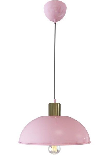 Piatto Pembe Gold Metal Avize, Retro Salon Avize, Mutfak Avize, Sarkıt Aydıtlanma, Salon Avizesi