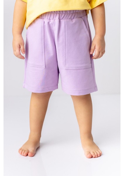 Unisex Cepli Basic Şort