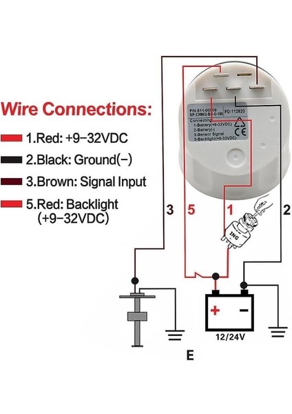 Bs 350MM Sıvı Seviye Sensörü ve Göstergesi modelleri