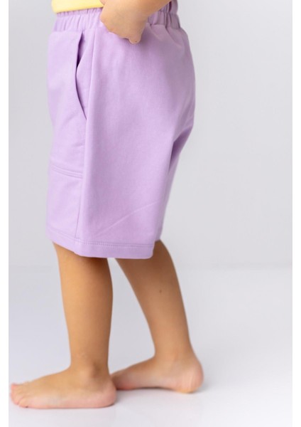 Unisex Cepli Basic Şort