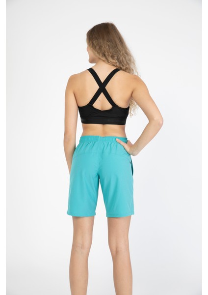 Kadın Siyah Düz Renk Iki Yan Cepli Uzun Boy Mayo Deniz Şortu fırsatları