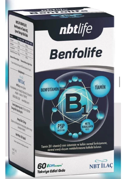 Nbt Life Nbtlıfe Benfolife 60 Kapsül