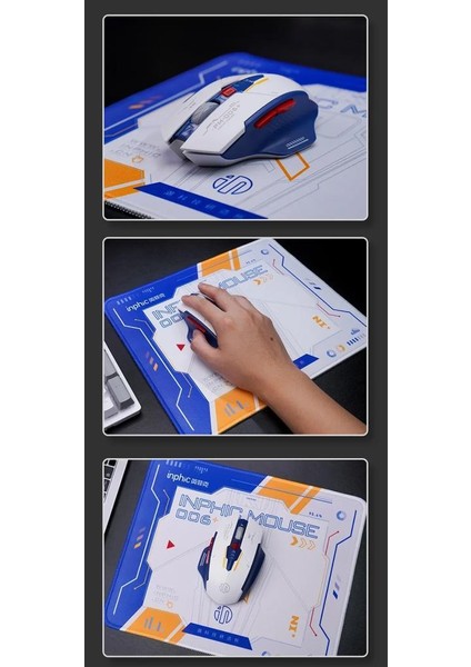 25X30 cm Kaymaz Tabanlı Yıkanabilir Kalın Mousepad, Ultra Konforlu Doğal Kauçuk Mouse Pad