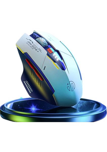 4 Ayarlanabilir Dpı Şarj Edilebilir 500MAH 2.4g Kablosuz Mouse Ofis Oyun Mouse Ios Mac Windows Uyumlu