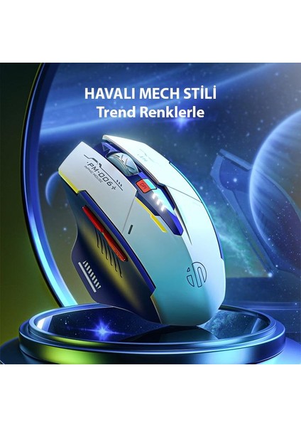 4 Ayarlanabilir Dpı Şarj Edilebilir 500MAH 2.4g Kablosuz Mouse Ofis Oyun Mouse Ios Mac Windows Uyumlu indirimleri
