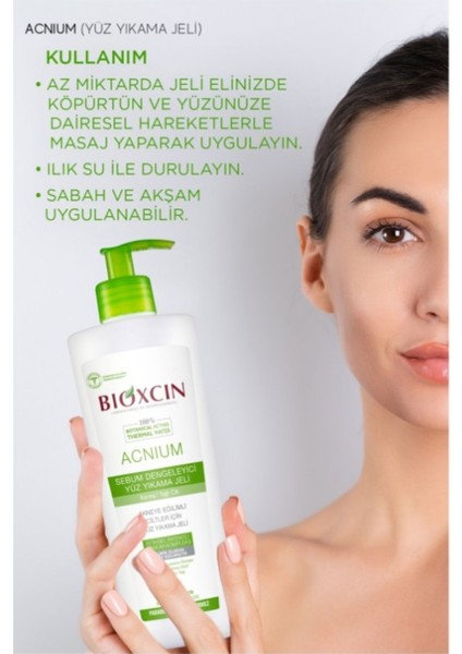 Acnium Sebum Dengeleyici Yüz Yıkama Jeli 2 x 500 ml