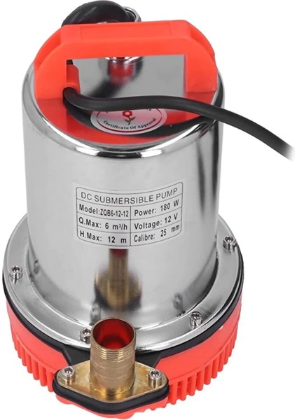 12 Volt Dc Drenaj Dalgıç Pompa Sintine Pompası 10 Mss 3 M³/h