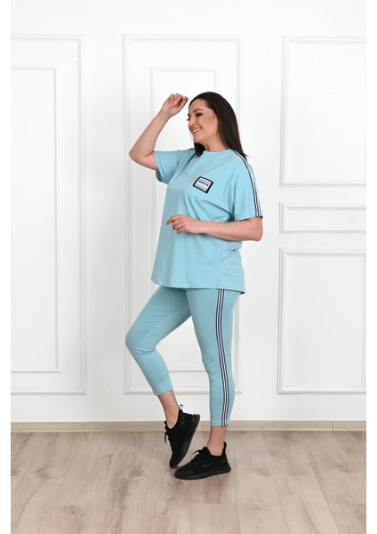 Kadın Büyük Beden Taytlı Takım 3697-23 fırsatları