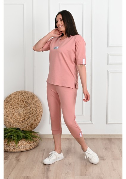 Kadın Büyük Beden Taytlı Takım 3753-23 modelleri