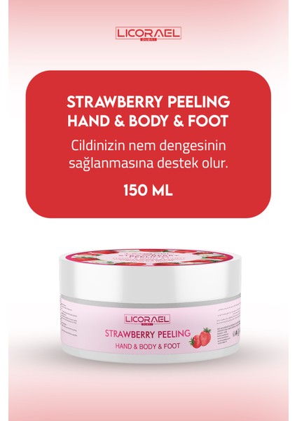 Peeling Çilek Aromalı 150 ml