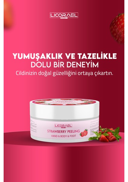 Peeling Çilek Aromalı 150 ml