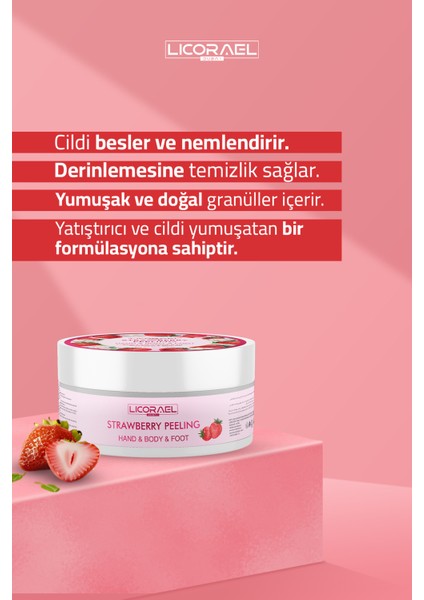 Peeling Çilek Aromalı 150 ml