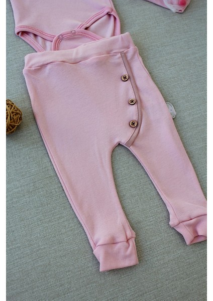 3-6 6-9 9-12 Ay Şarkıcı Kuşlar Nakışlı Bandanalı Uzun Kollu Zıbınlı 3lü Kız Bebek Takımı modelleri