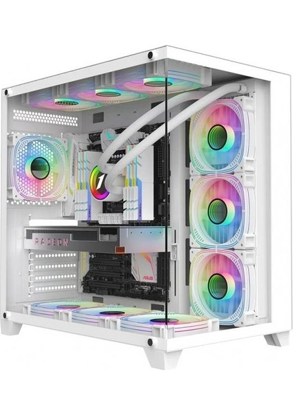 DFS Gaming WHITE APHELIOS-RYZEN 5 7500F-RTX4070TISUPER-B650M-1TBM.2 NVME-32GBDDR5RAM-OYUNCU BİLGİSAYARI