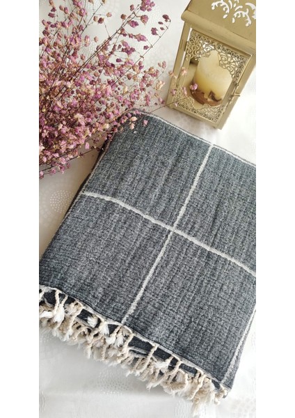 Çizgili Çift Kişilik Organik Müslin Pike 185X220CM (Oeko-Tex® Standard 100 Sertifikalı)