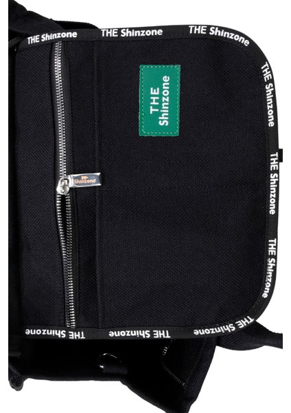 Kadın Soft Tote Bag Kanvas Siyah Yeşil Çanta