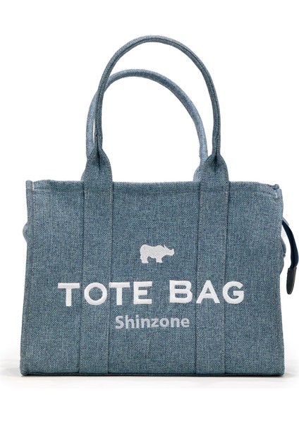 Kadın Soft Tote Bag Kanvas Turkuaz Çanta fiyatları