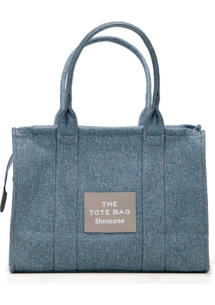 Kadın Soft Tote Bag Kanvas Turkuaz Çanta indirimleri