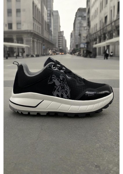 101512726 Crounch Siyah Erkek Beyaz Günlük Sneaker