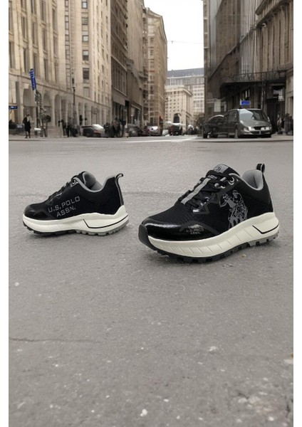101512726 Crounch Siyah Erkek Beyaz Günlük Sneaker