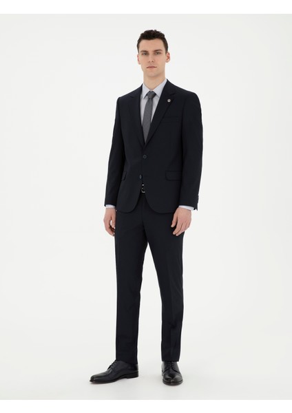 Erkek Lacivert Slim Fit Takım Elbise 50294744-VR033 modelleri