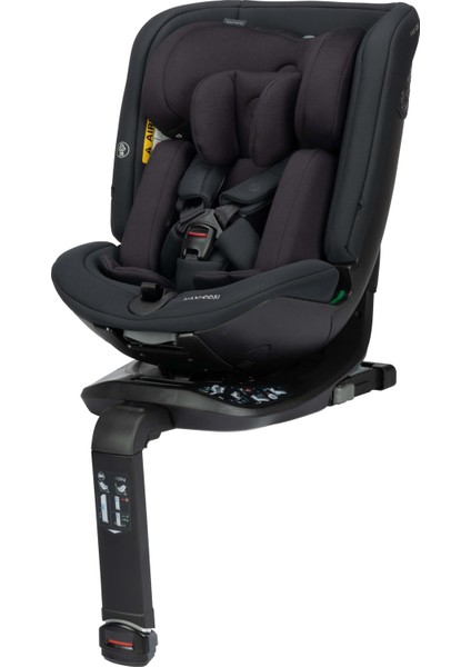 Spinel 360 Plus i-Size Dijital Göstergeli Dönebilen Yatabilen Isofix'li 0-36 kg Oto Koltuğu Authentic Black