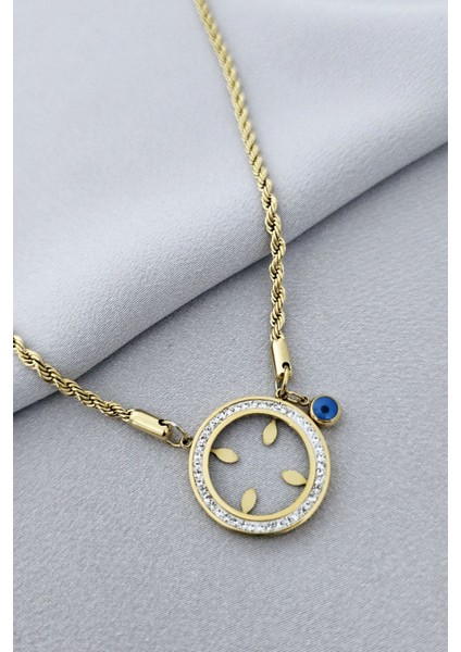 Çeyrek Koyulabilen Çelik Kolye