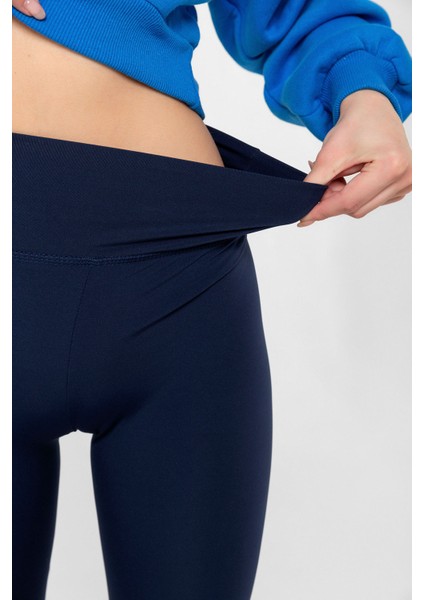 Ekstra Yüksek Bel Toparlayıcı Karyoka Dikişli Kışlık Içi Polar Push Up Kadın Tayt @simena modelleri