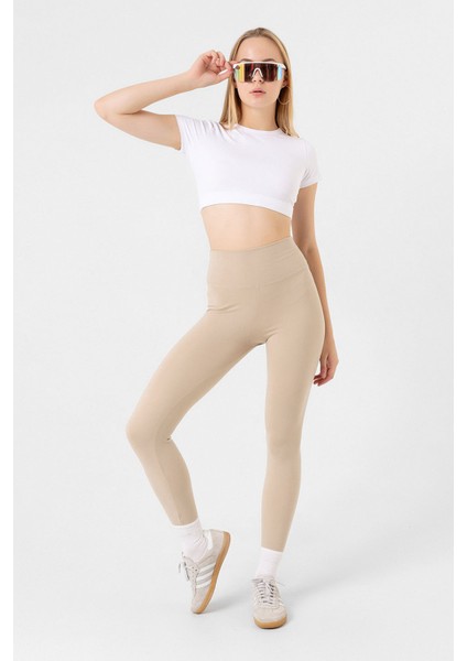 Karyoka Dikiş Detaylı Toparlayıcı Sportif Detaylı Ekstra Esnek Kadın Tayt @amazon modelleri